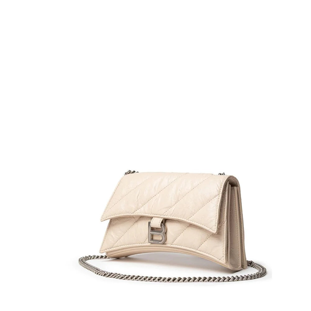 Balenciaga Beige Leather Shoulder Bag - Shoulder Bags