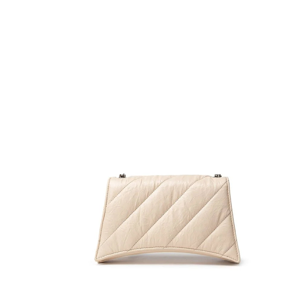 Balenciaga Beige Leather Shoulder Bag - Shoulder Bags