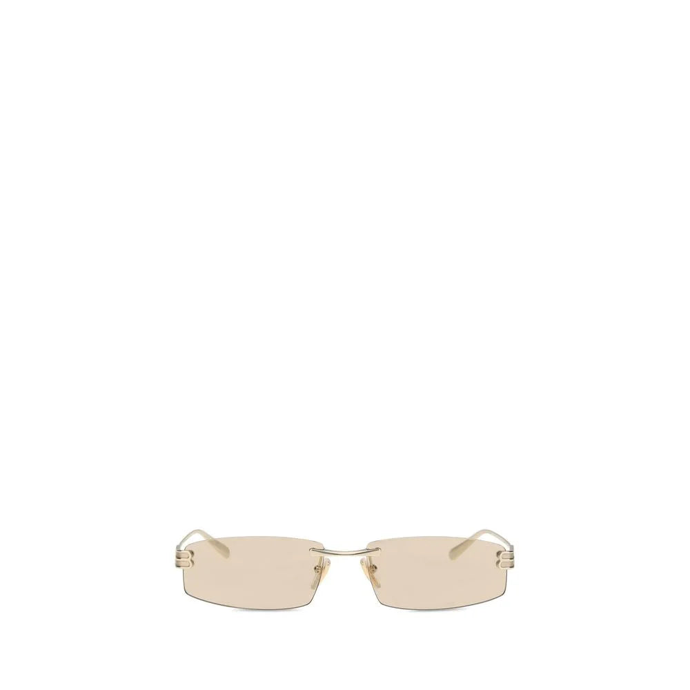 Balenciaga Beige Metal Sunglasses