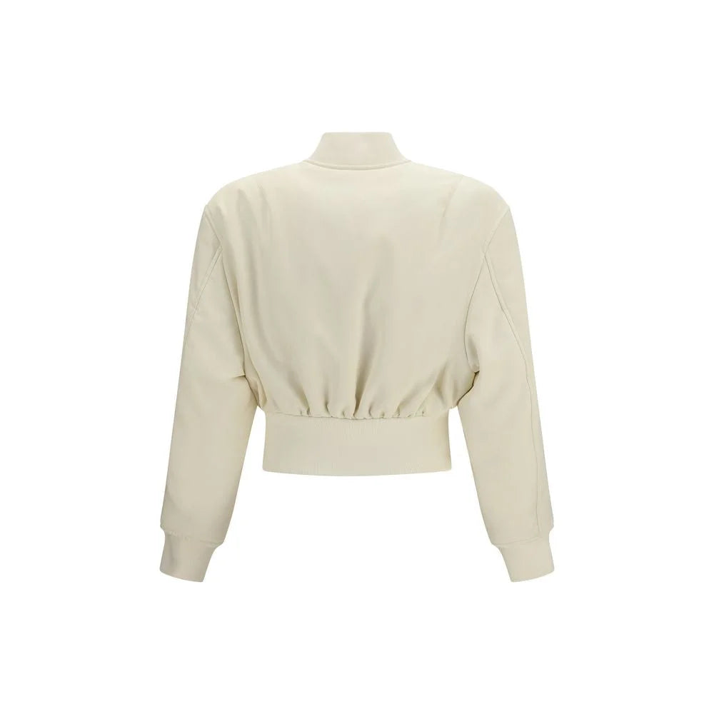 Balenciaga Beige Polyester Bomberjacke