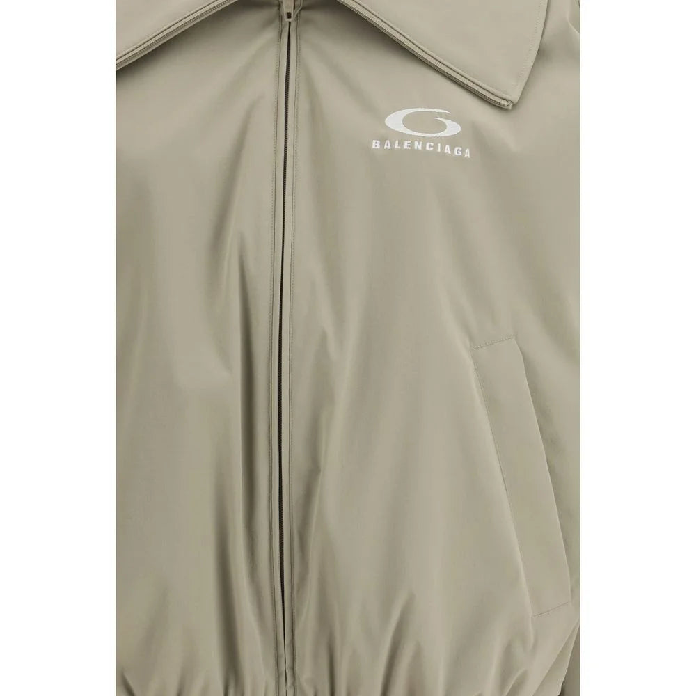 Balenciaga Beige Polyester Jackets And Coat - S