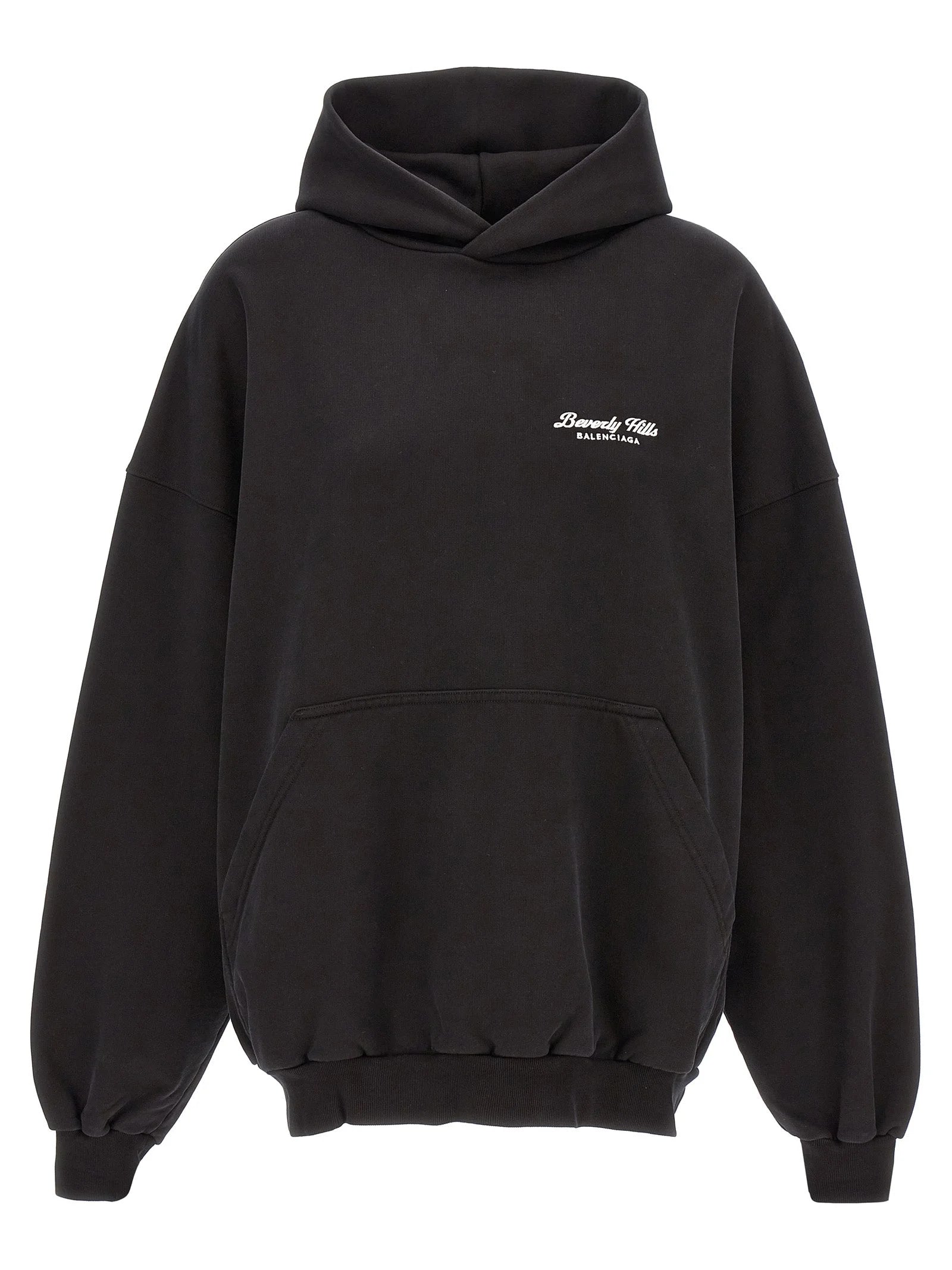 Balenciaga Bicolor Cotton Hoodie - 1