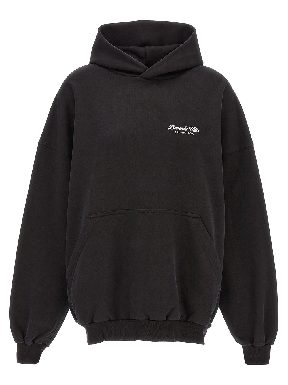 Balenciaga Bicolor Cotton Hoodie - 1