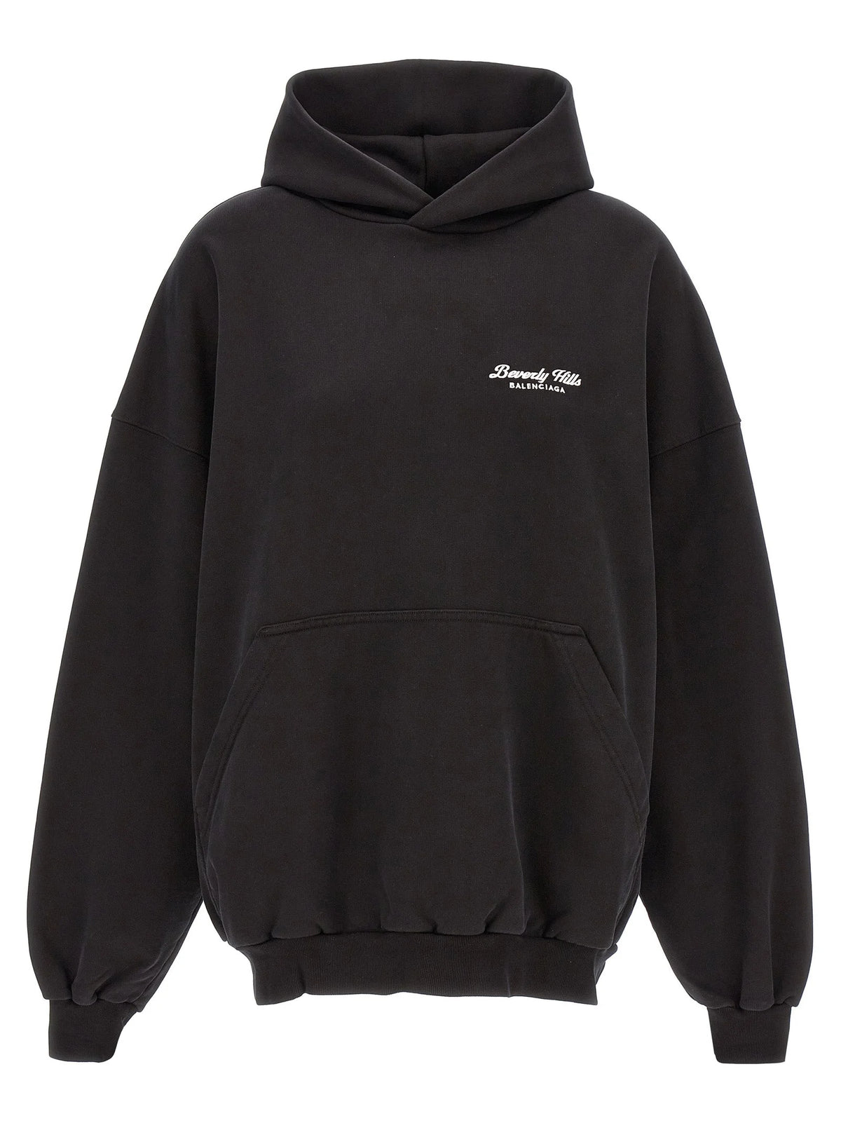 Balenciaga Bicolor Cotton Hoodie - 1