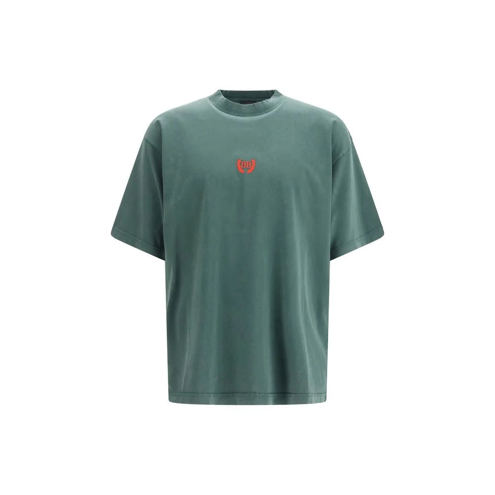 Balenciaga Bicolor Cotton T-Shirt - L