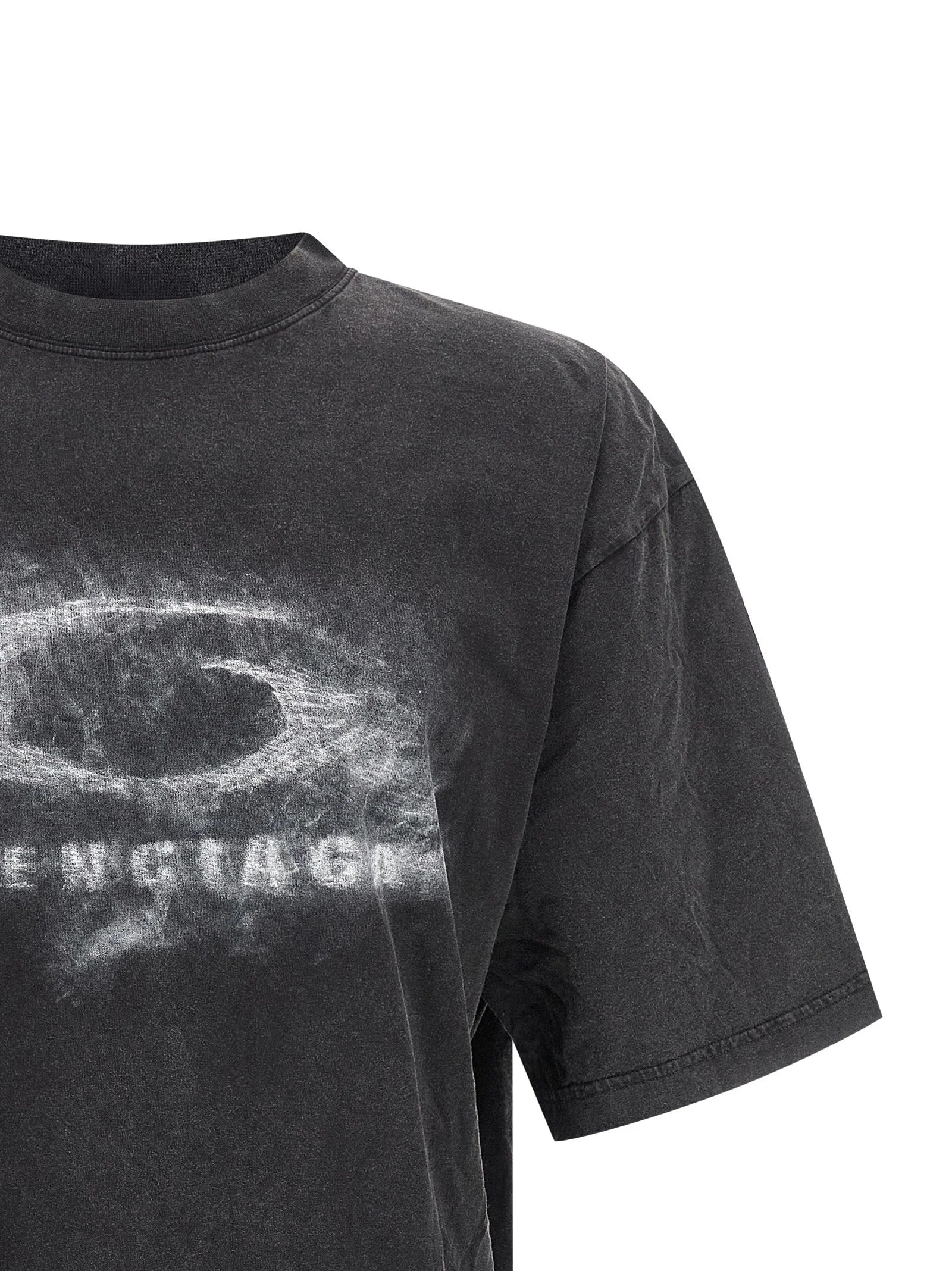 Balenciaga Bicolor Cotton T-Shirt - XL
