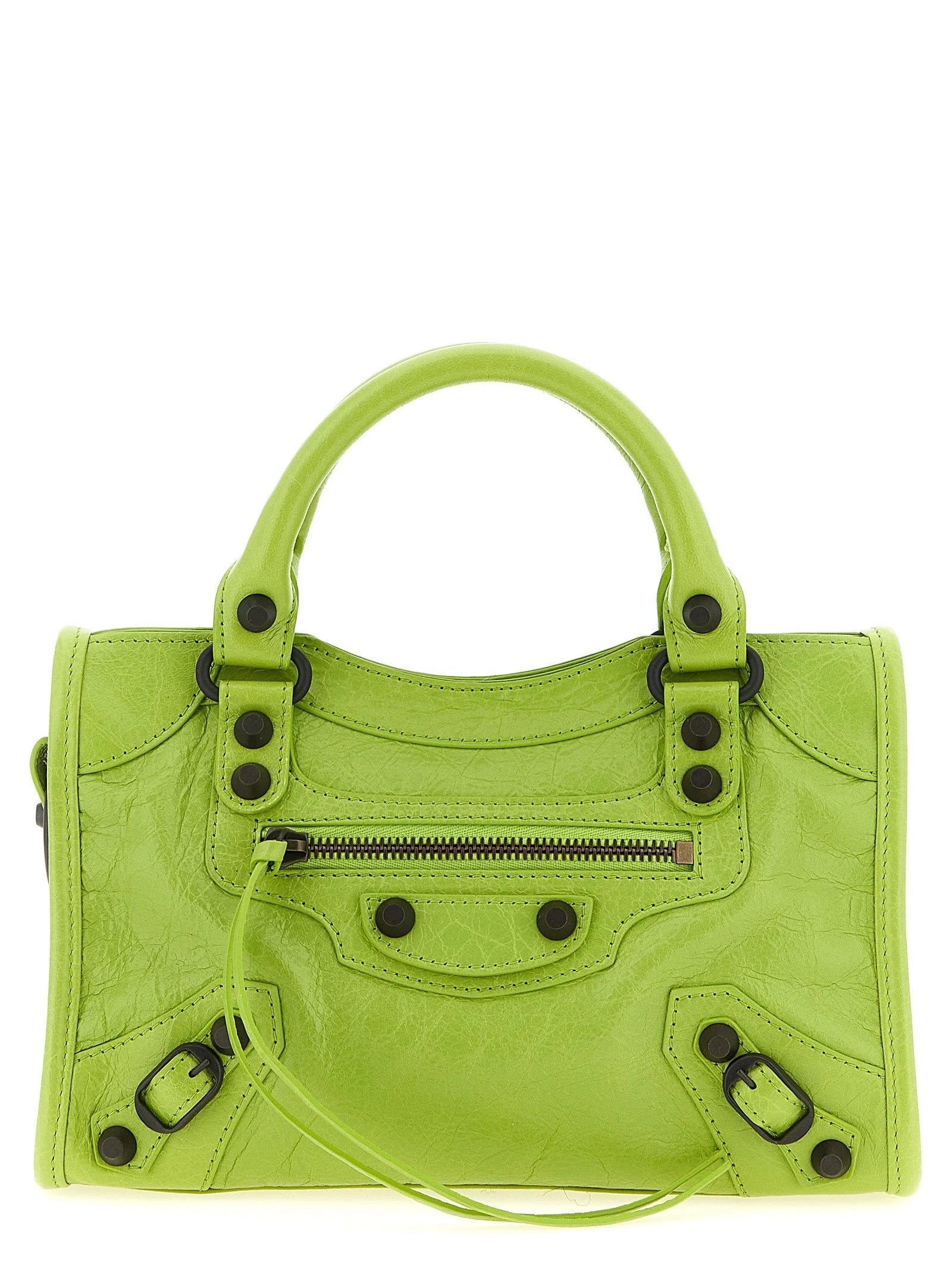 Balenciaga Bicolor Lamb Leather Handbag