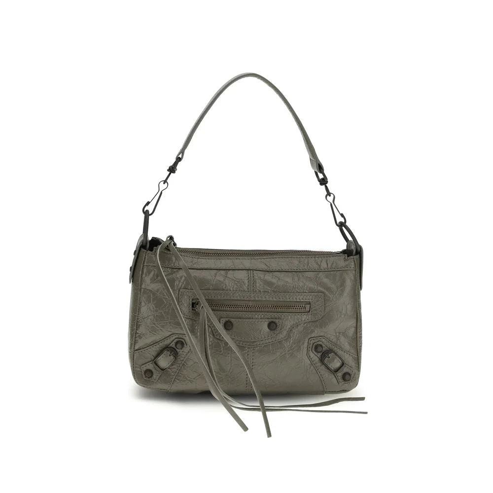 Balenciaga Bicolor Lamb Ovis Aries Aries Shoulder Bag
