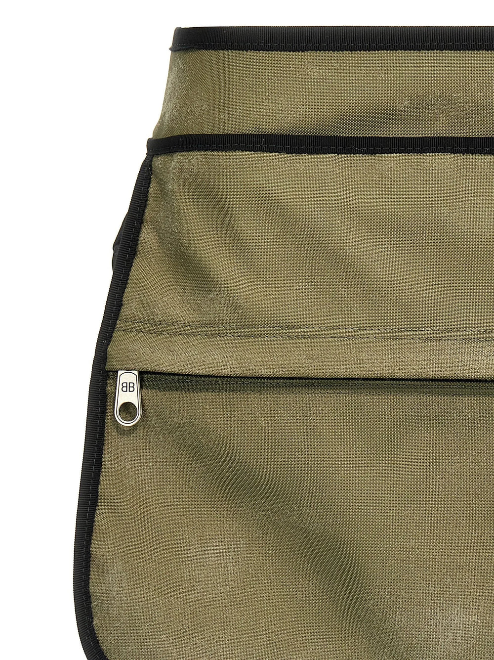 Balenciaga Bicolor Polyamide Long Skirt - M