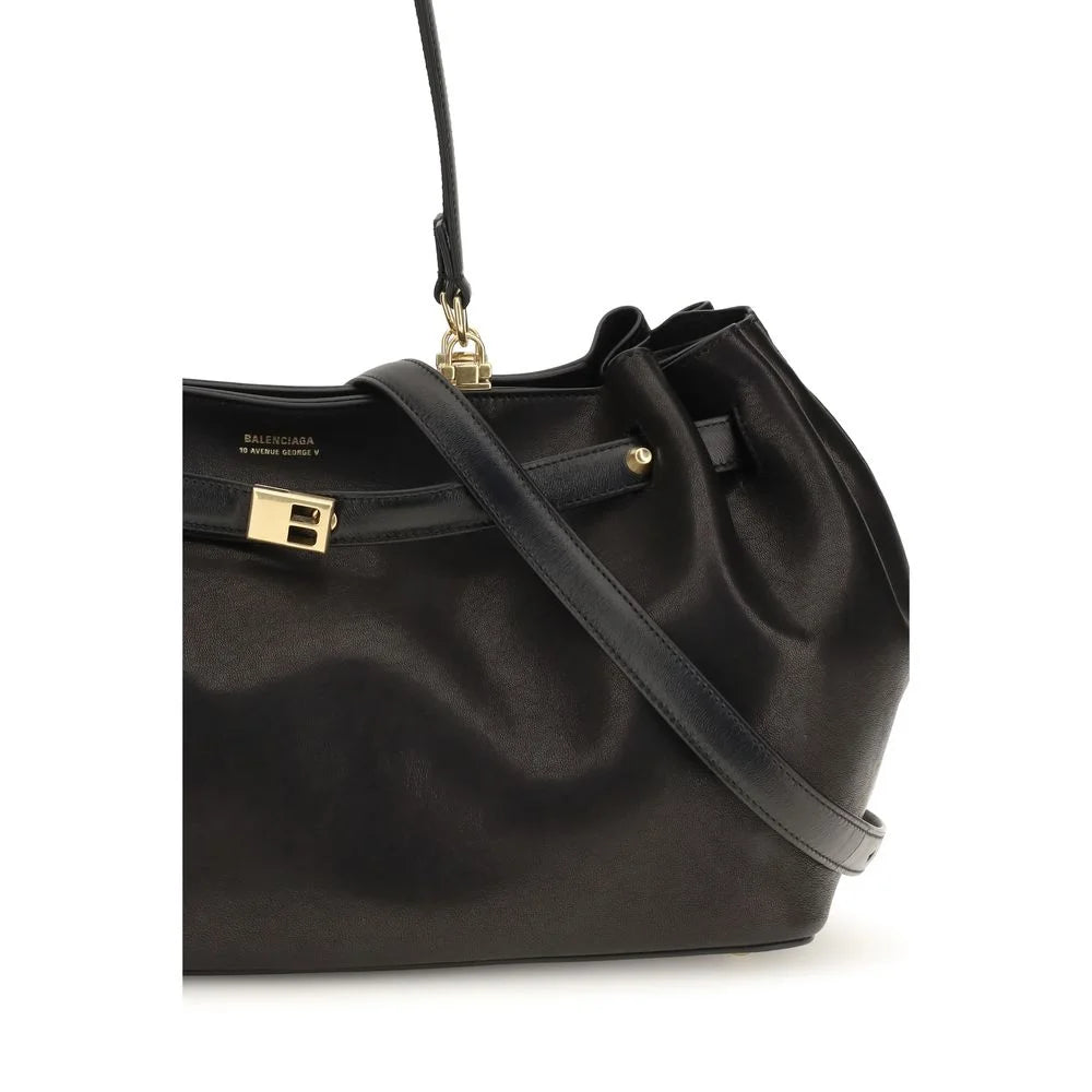 Balenciaga Musta vasikannahka Bos Taurus -olkalaukku