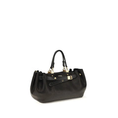 Balenciaga Black Calf Leather Bos Taurus Shoulder Bag