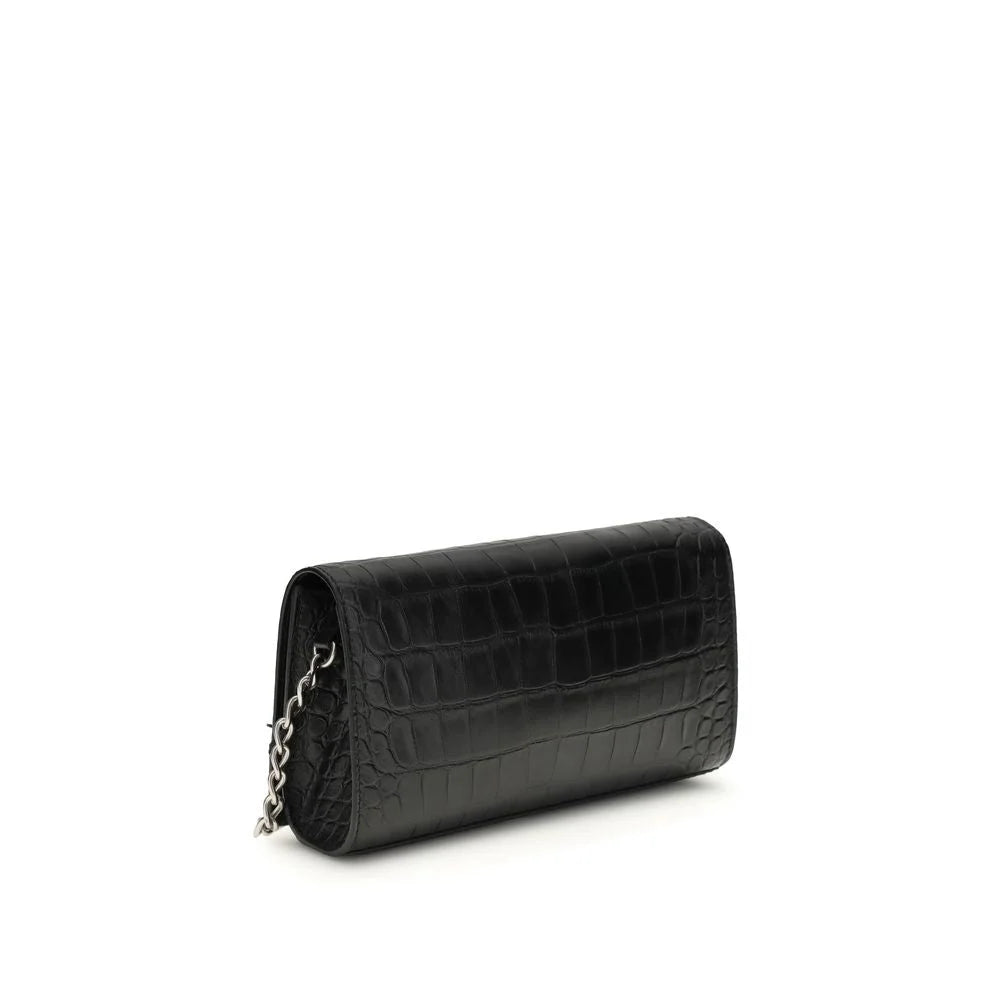 Balenciaga Black Calf Leather Bos Taurus Wallet - Wallets
