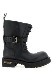 Balenciaga Black Calfskin Ankle Boots