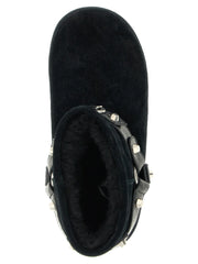Balenciaga Black Calfskin Ankle Boots - EU39/US9