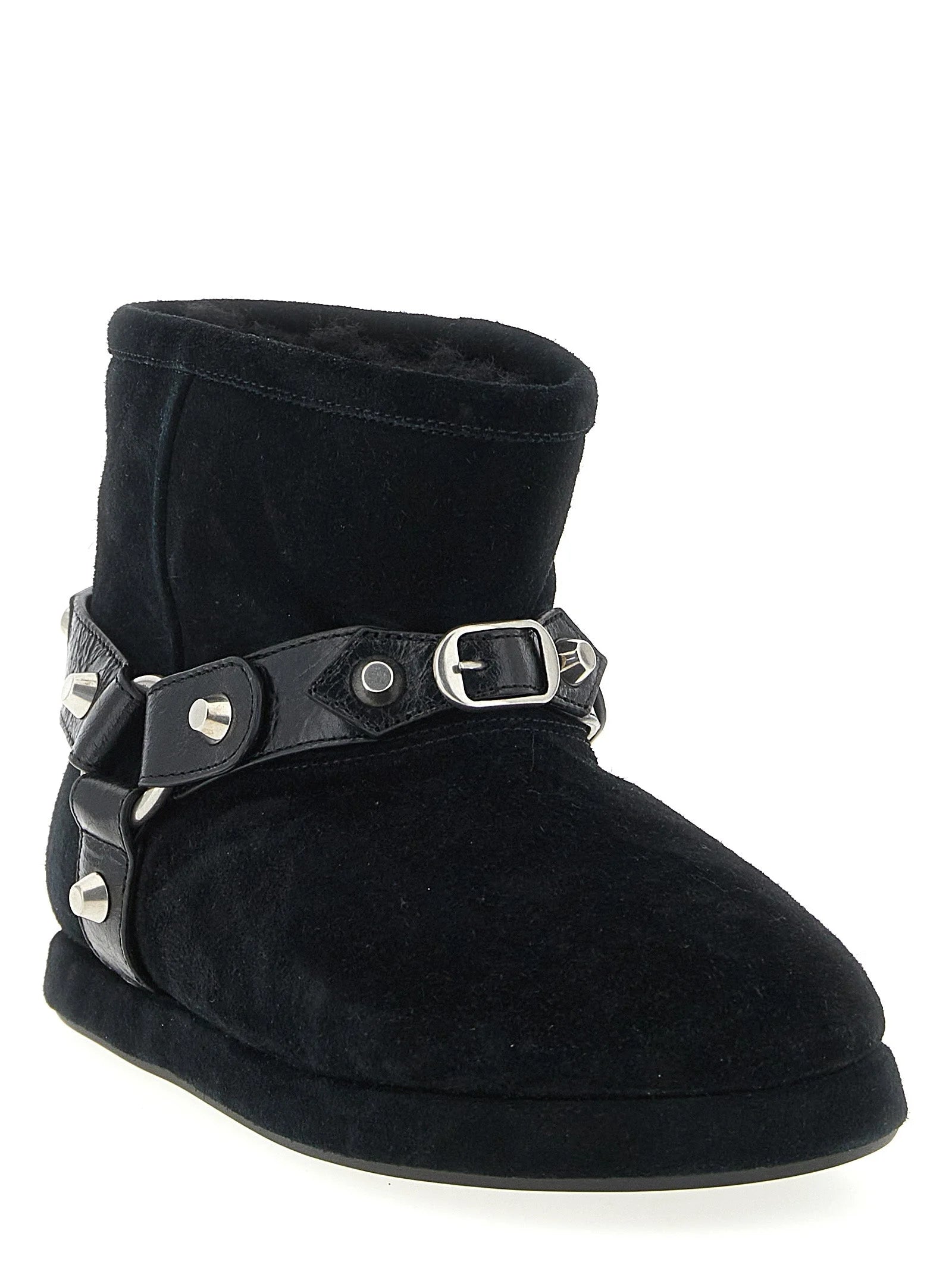 Balenciaga Black Calfskin Ankle Boots - EU39/US9