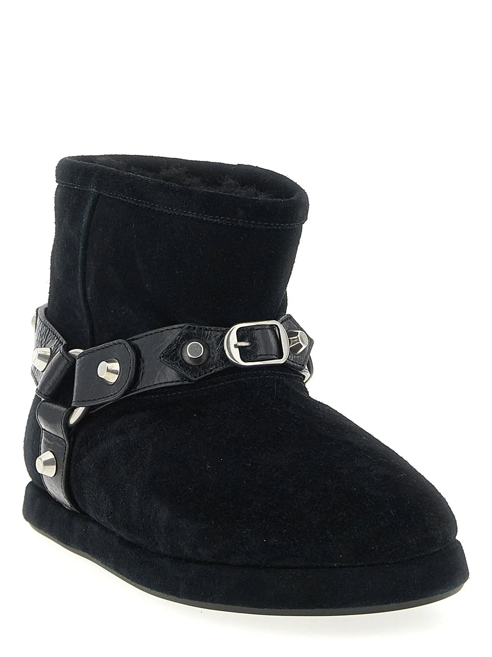 Balenciaga Black Calfskin Ankle Boots - EU39/US9