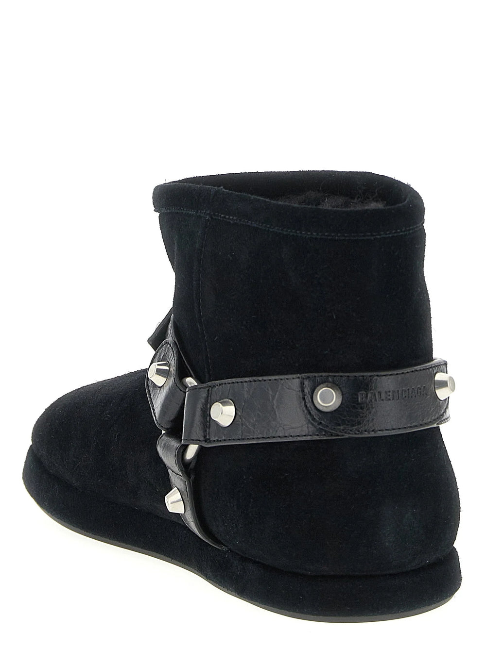Balenciaga Black Calfskin Ankle Boots - EU39/US9