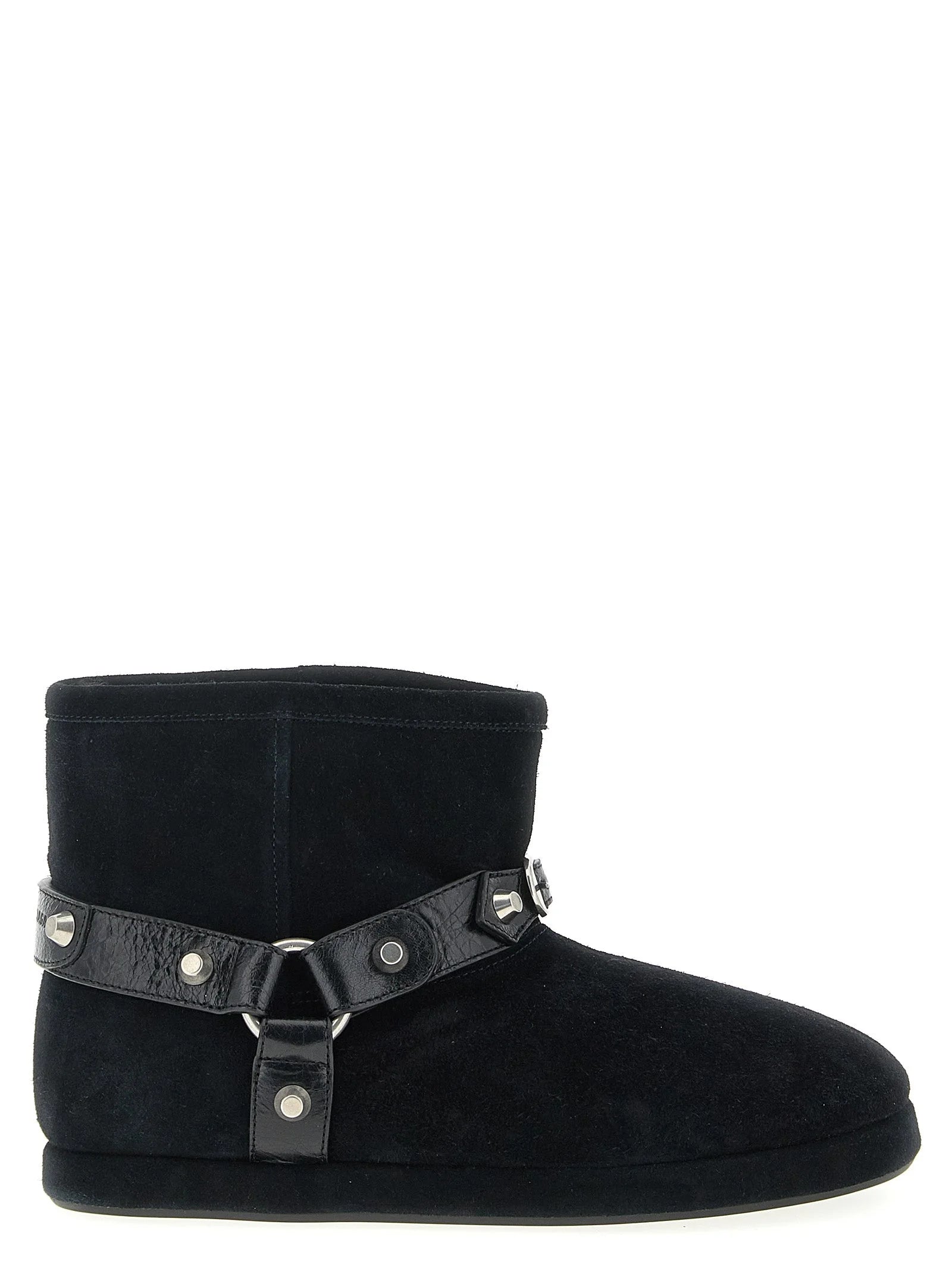 Balenciaga Black Calfskin Ankle Boots - EU39/US9