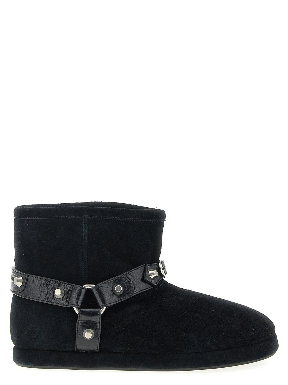 Balenciaga Black Calfskin Ankle Boots - EU39/US9