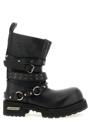 Balenciaga Black Calfskin Ankle Boots - EU44/US11
