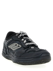 Balenciaga Black Calfskin Athletic Sneakers