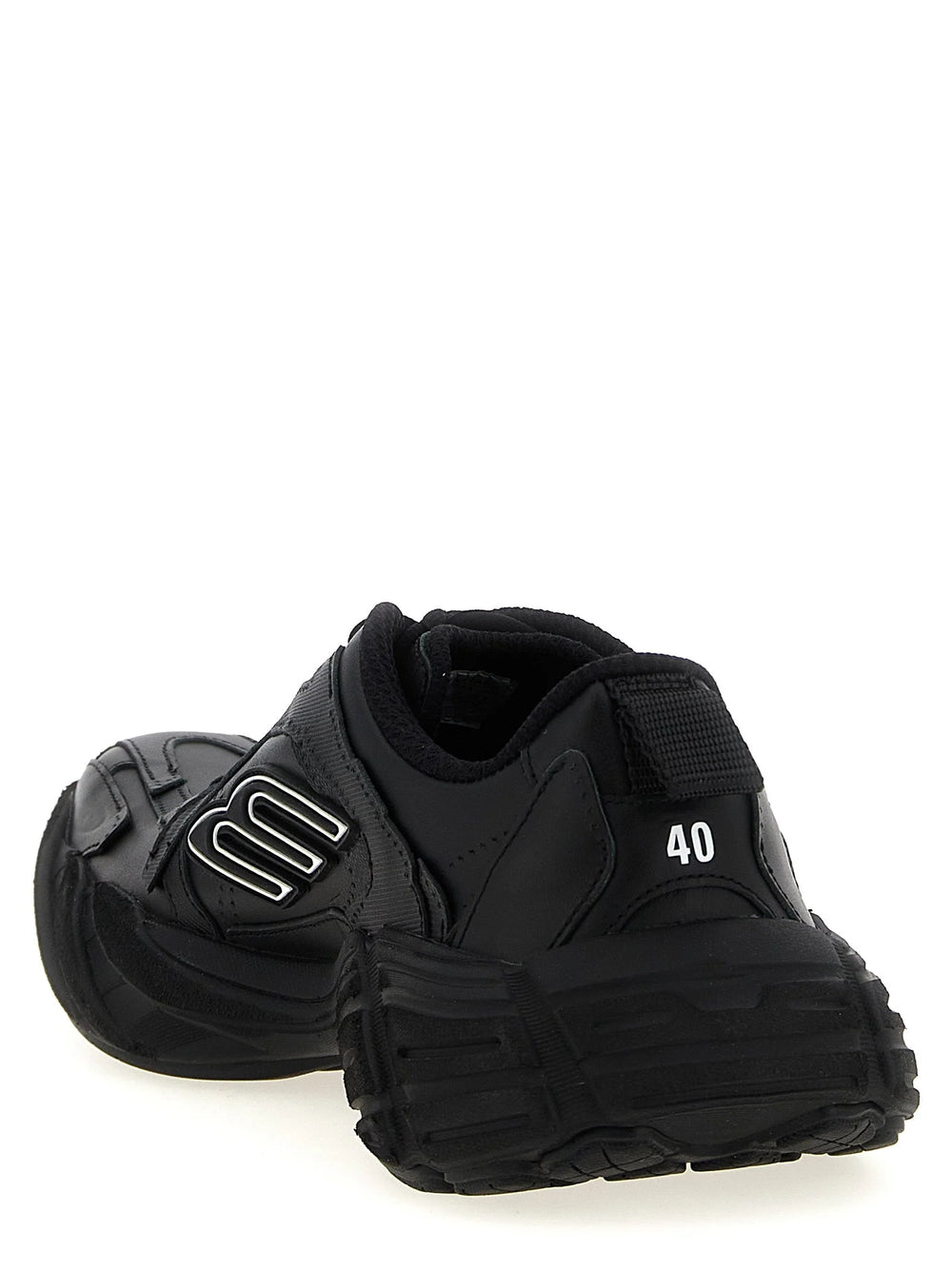 Balenciaga Black Calfskin Athletic Sneakers - EU44/US11