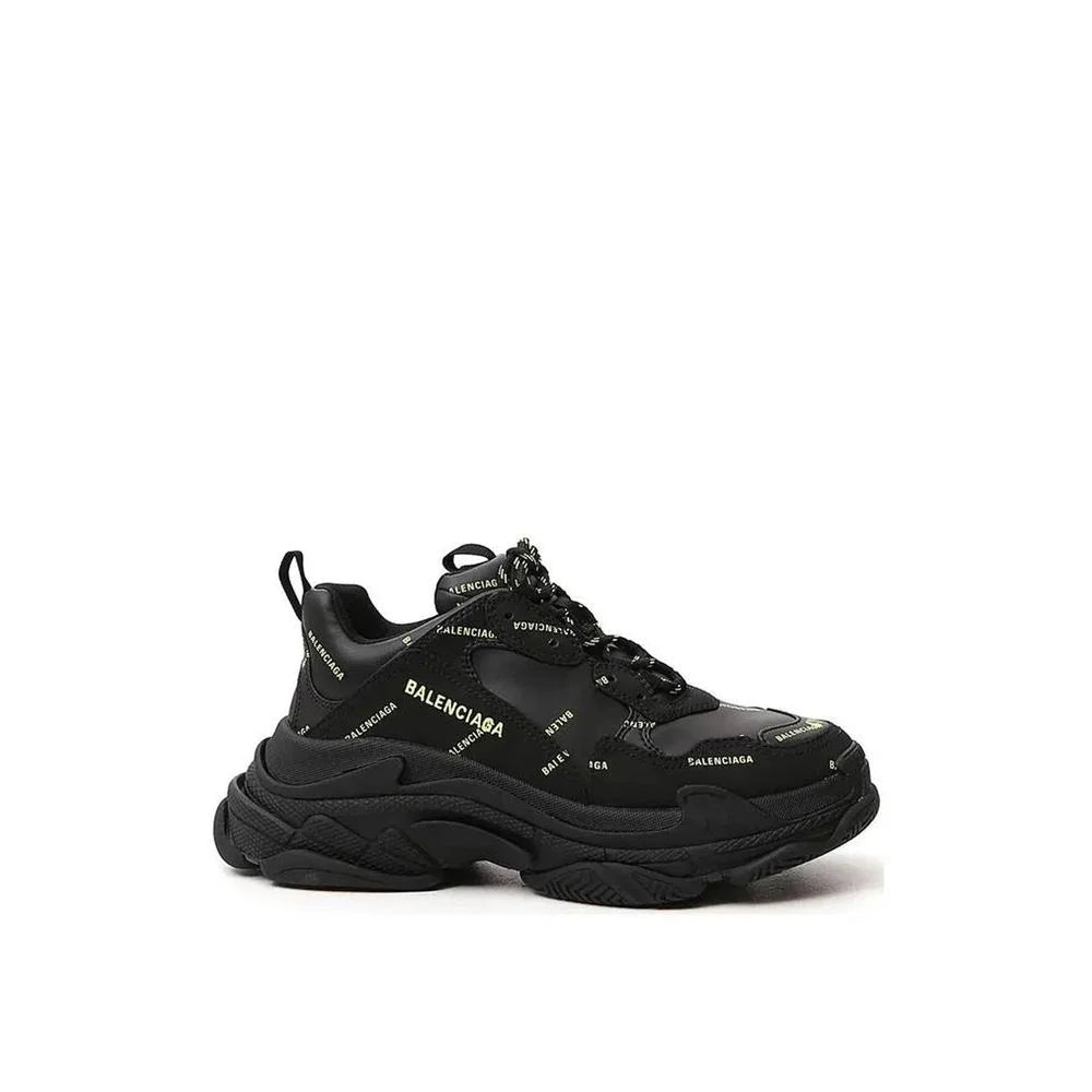 Balenciaga Black Calfskin Chunky Sneakers - EU40/US7