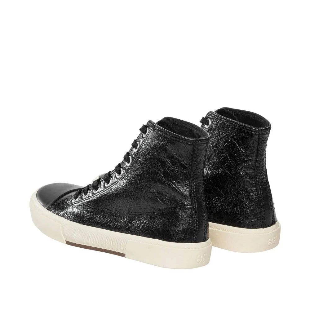Balenciaga Black Calfskin High Top Sneakers - EU40/US10