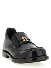 Balenciaga Black Calfskin Slip-On Loafers