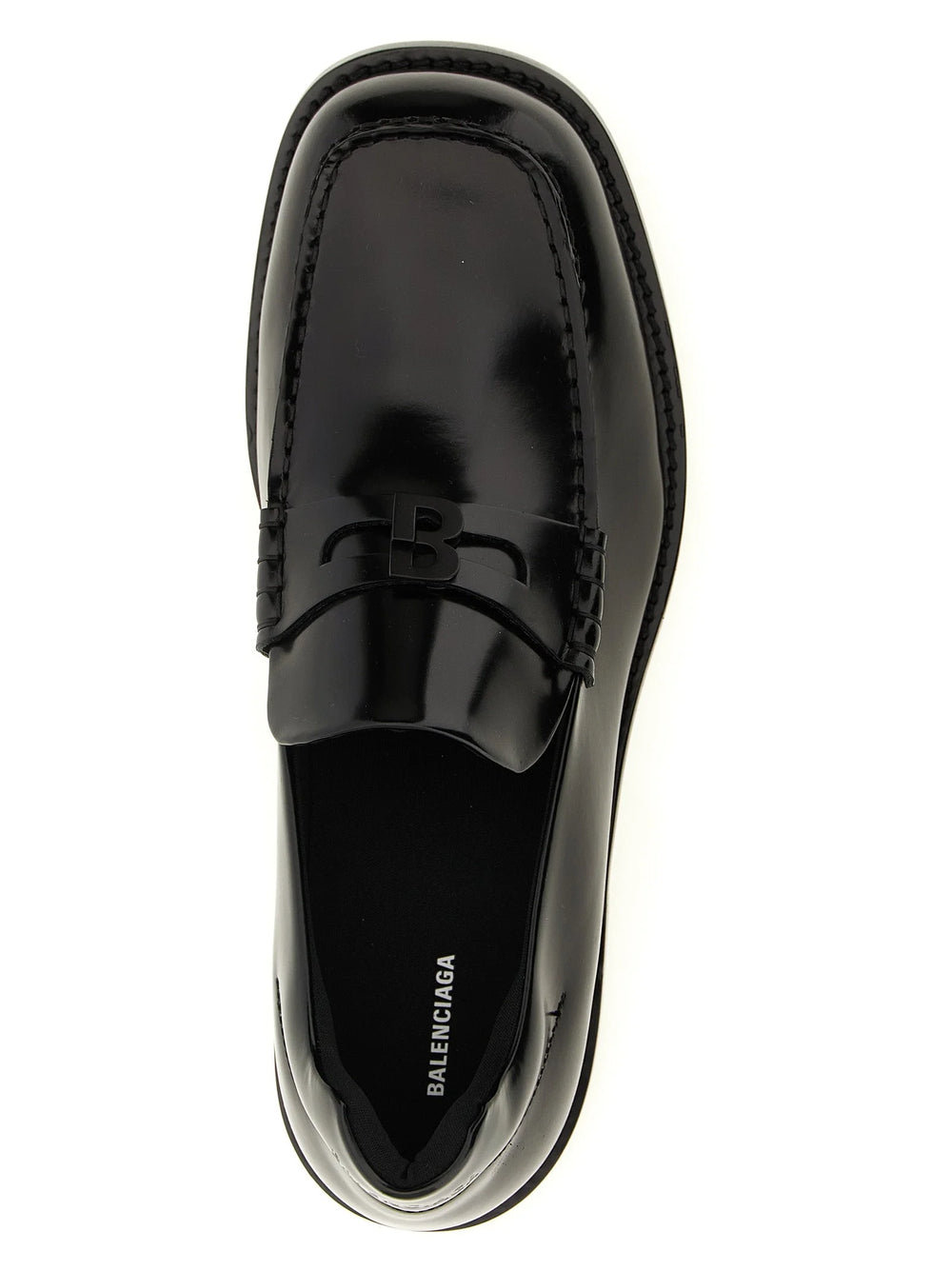 Balenciaga Black Calfskin Slip-On Loafers - EU 40 | US 7