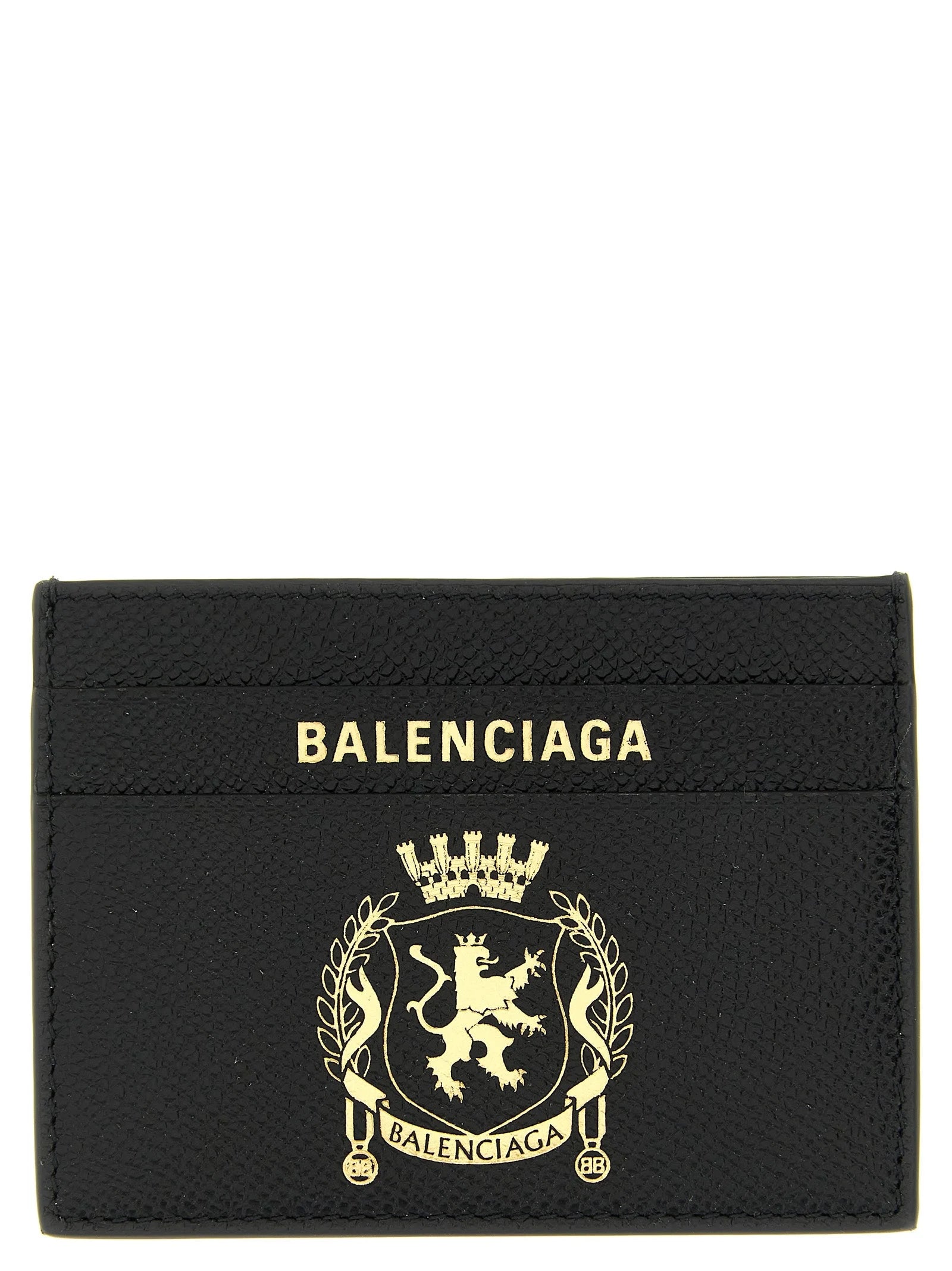 Balenciaga fekete borjúbőr pénztárca