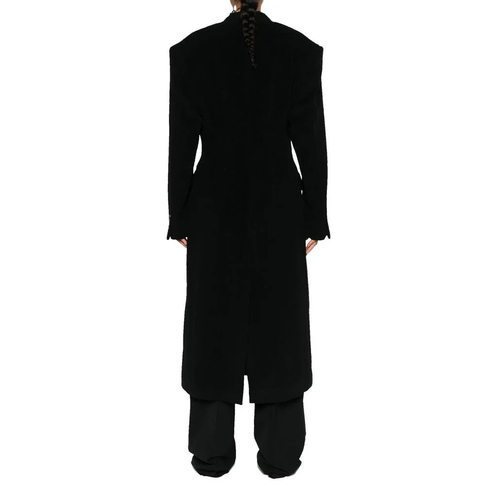 Balenciaga Black Cashmere Coat - 40