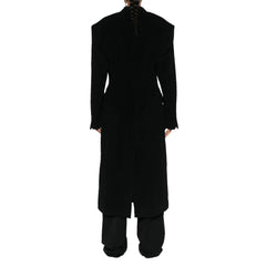 Balenciaga Black Cashmere Coat - 40