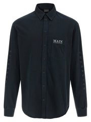 Balenciaga Black Cotton Blouse