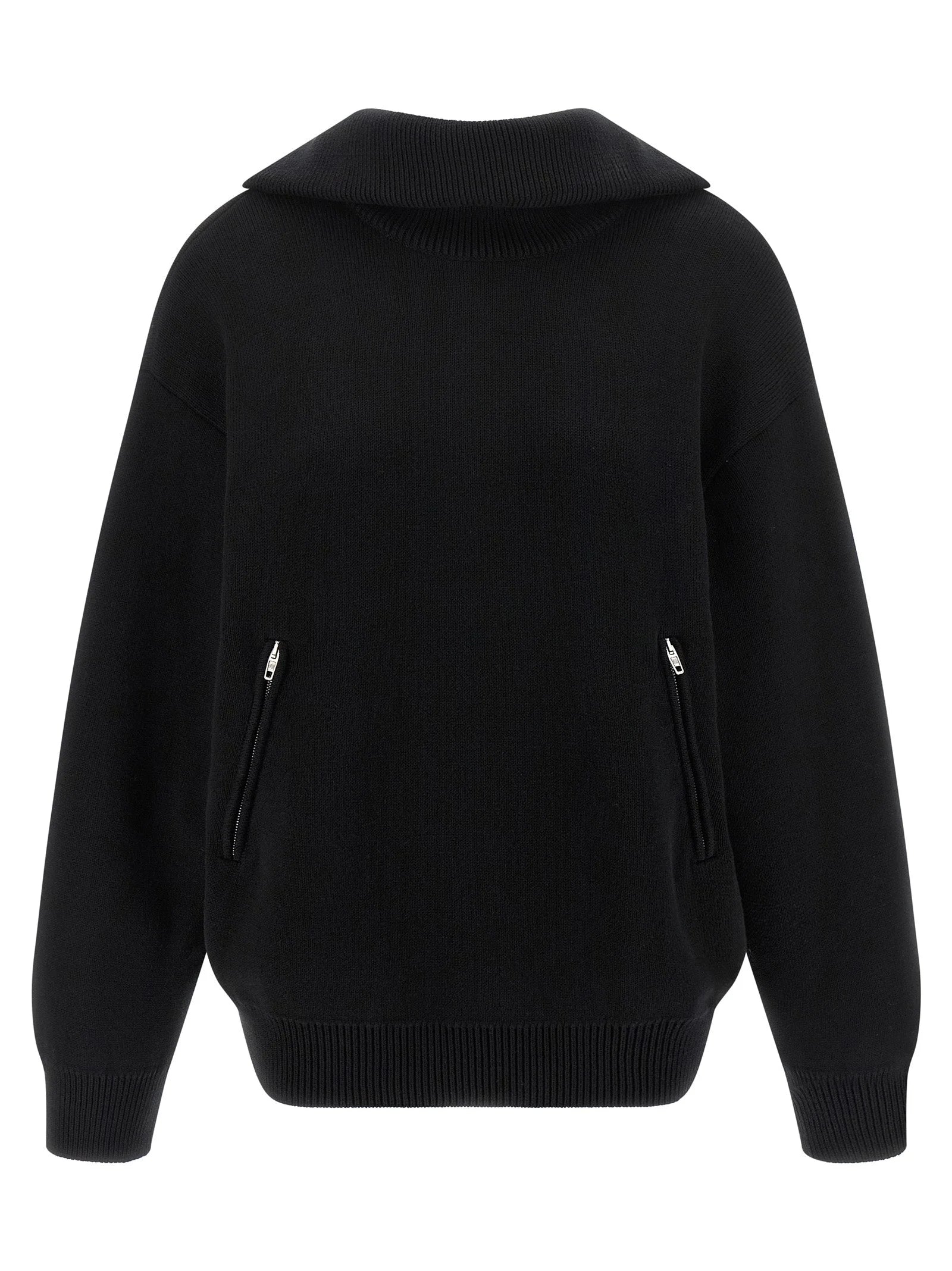 Balenciaga Black Cotton Cardigan
