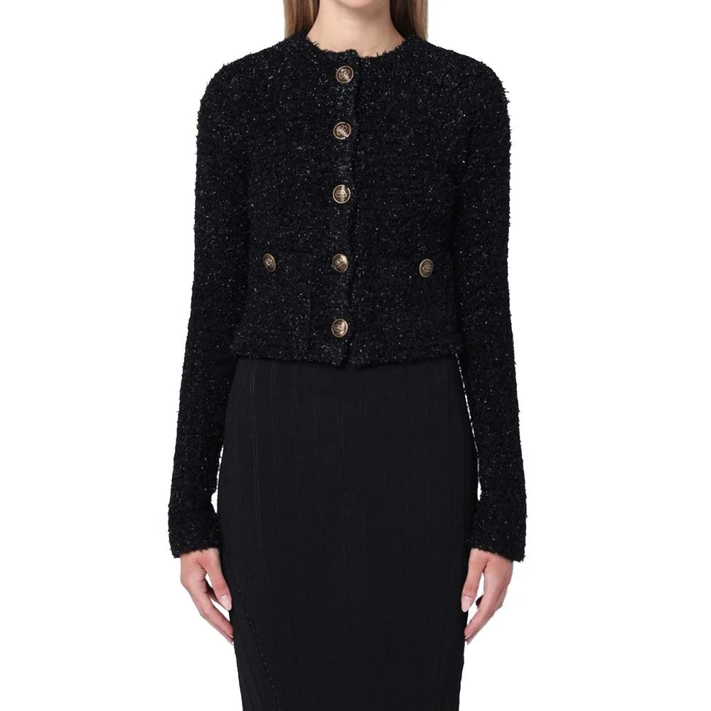 Balenciaga Black Cotton Cardigan - M