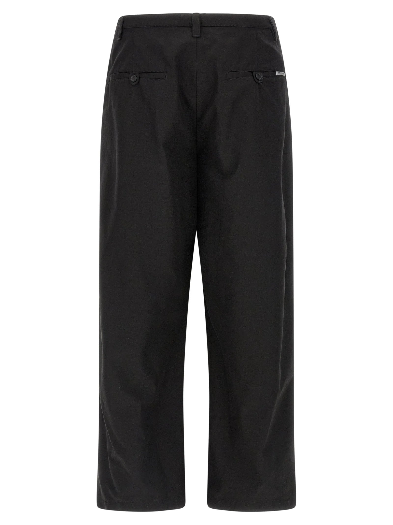 Balenciaga Black Cotton Chino Pants - 48 | M