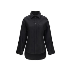 Balenciaga Black Cotton Dress Shirt