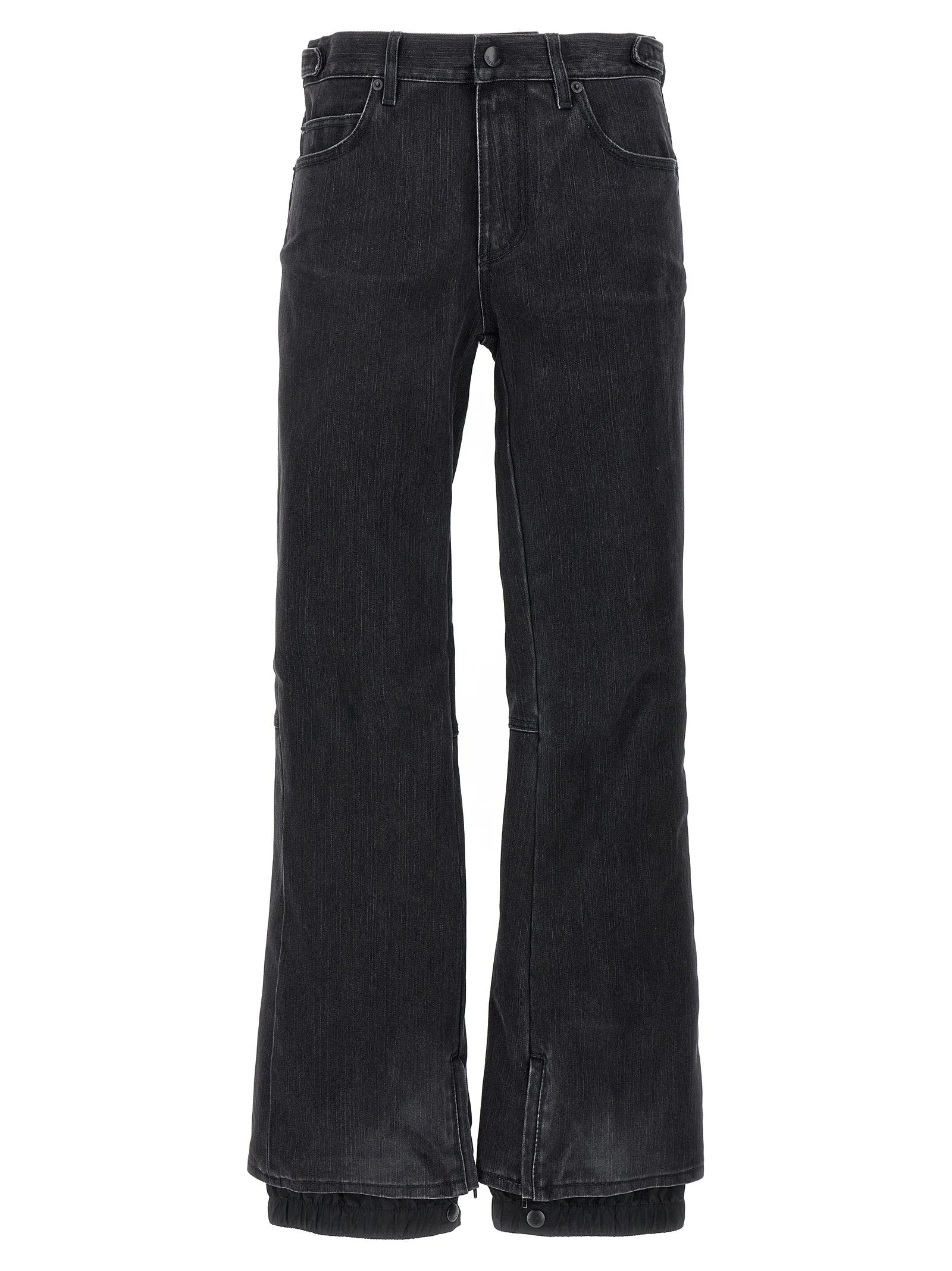 Balenciaga Black Cotton Flared Jeans - 24
