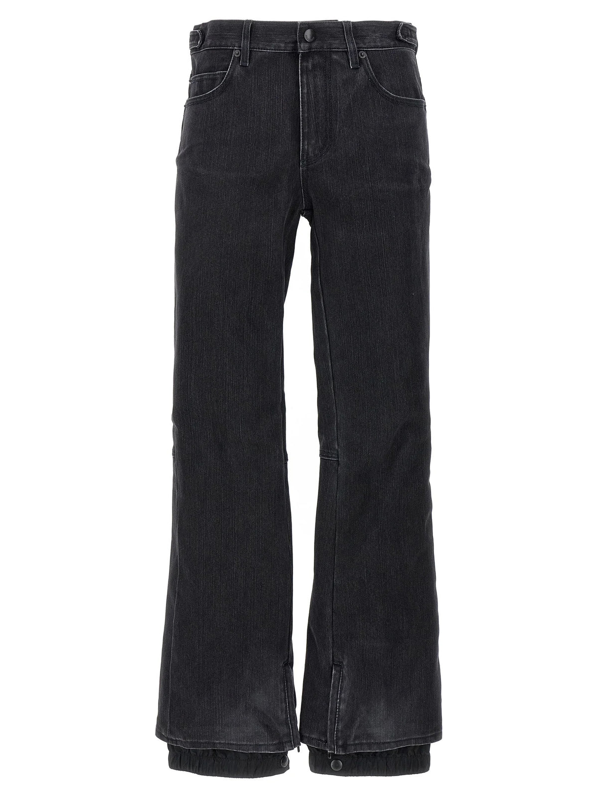 Balenciaga Black Cotton Flared Jeans - 24
