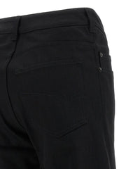 Balenciaga Black Cotton Flared Jeans