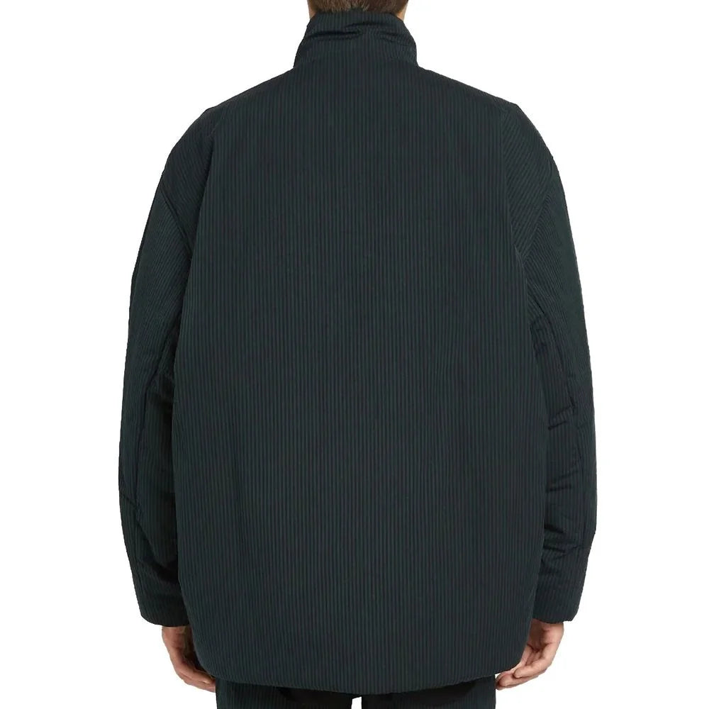 Balenciaga Black Cotton Full-Length Jacket - 44