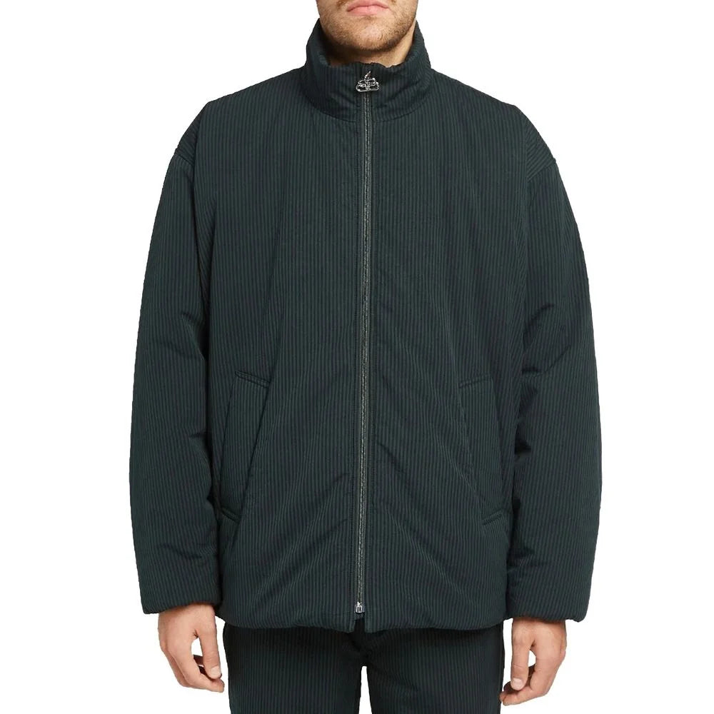 Balenciaga Black Cotton Full-Length Jacket - 44