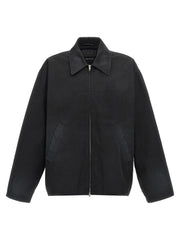 Balenciaga Black Cotton Full-Length Jacket - S