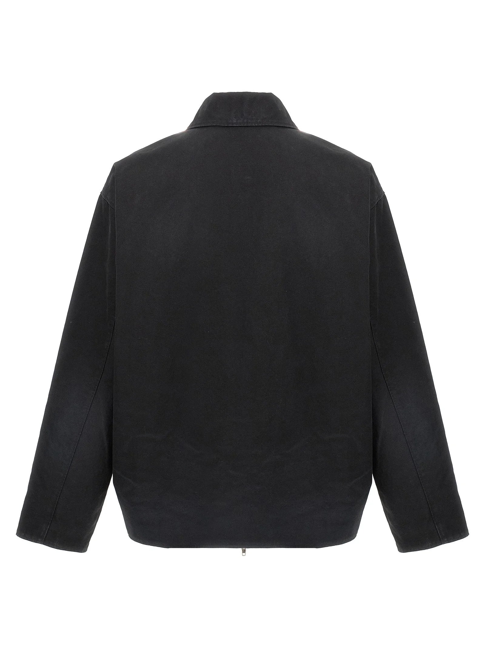 Balenciaga Black Cotton Full-Length Jacket - S