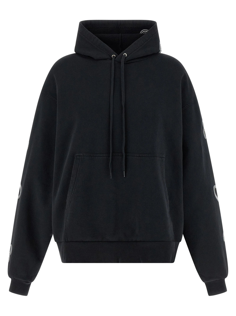 Balenciaga Black Cotton Hoodie