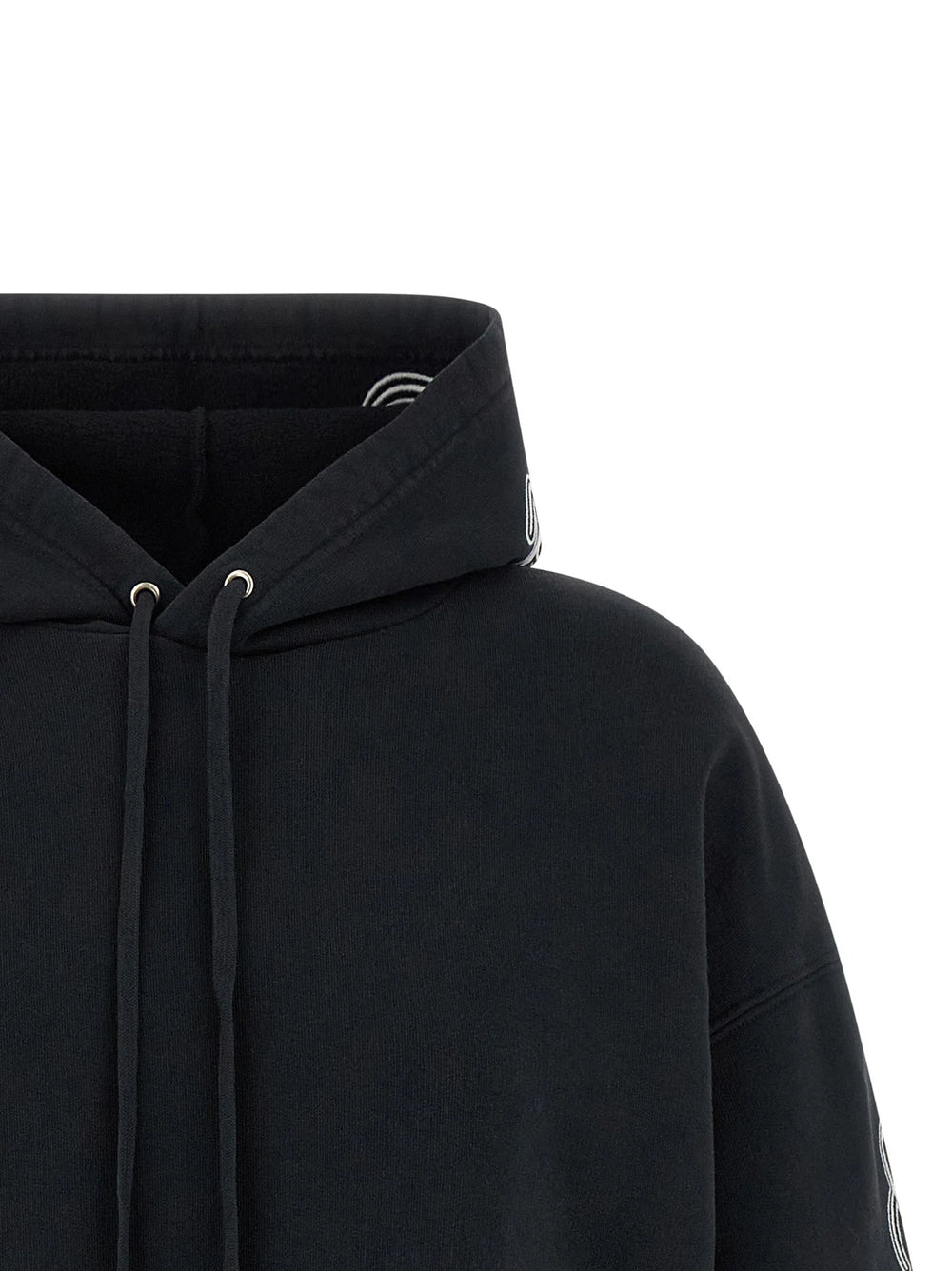 Balenciaga Black Cotton Hoodie