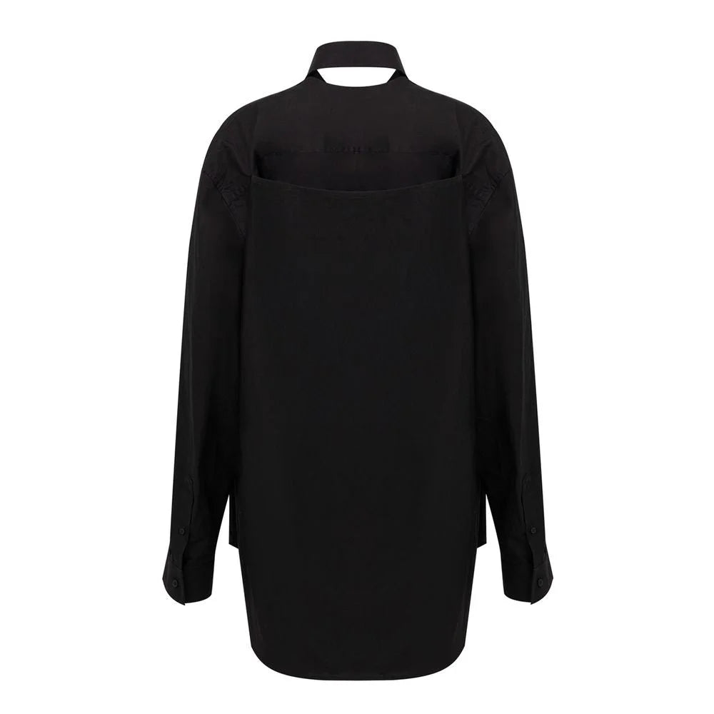 Balenciaga Black Cotton Long - 36 - Dresses