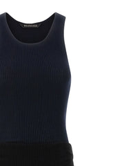 Balenciaga Black Cotton Long Dress - S