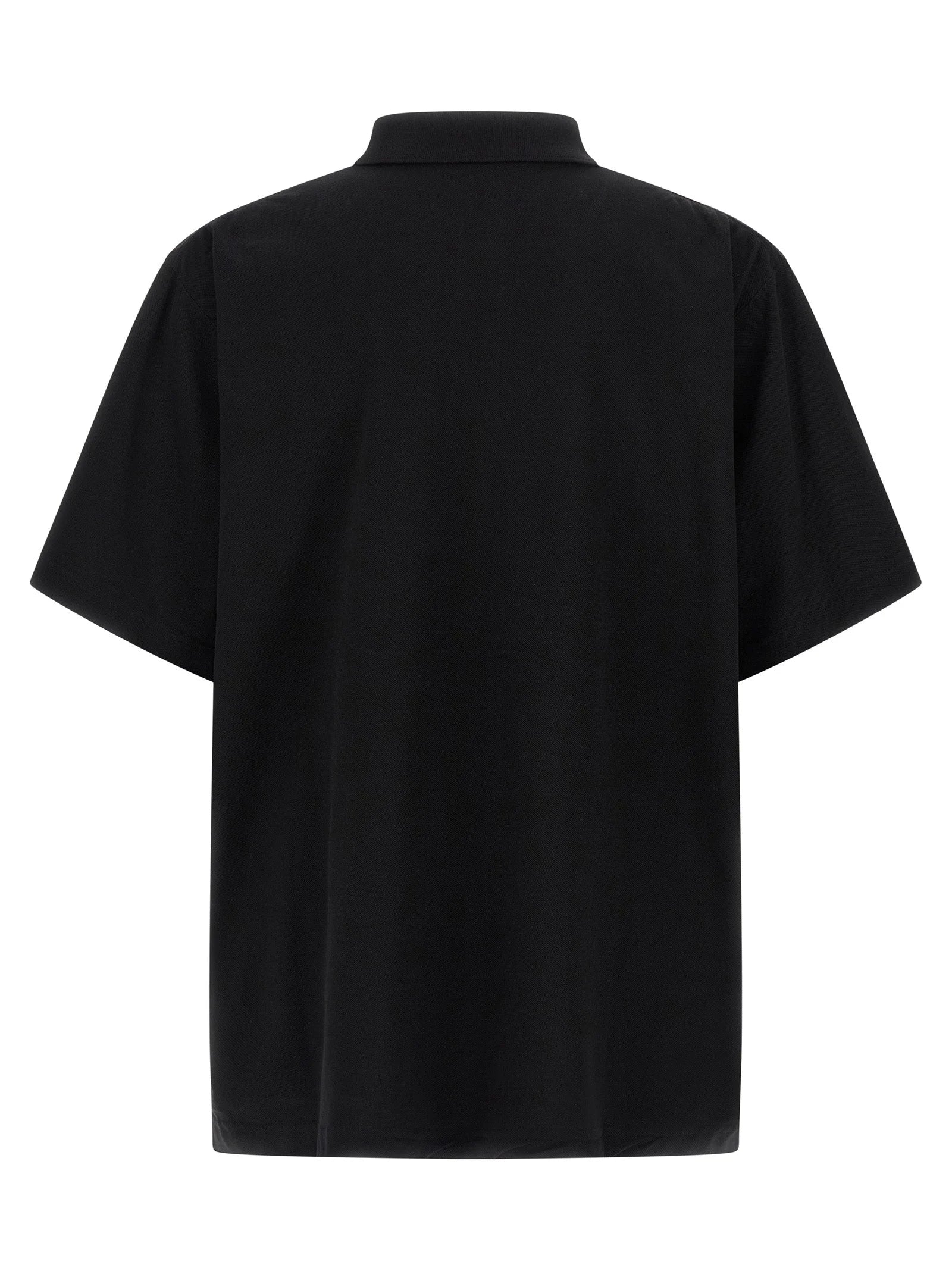 Balenciaga Black Cotton Polo Shirt - M